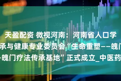 天盈配资 微视河南：河南省人口学会第一届中医传承与健康专业委员会“生命重塑——魄门疗法传承基地”正式成立_中医药_张岗_衡安堂